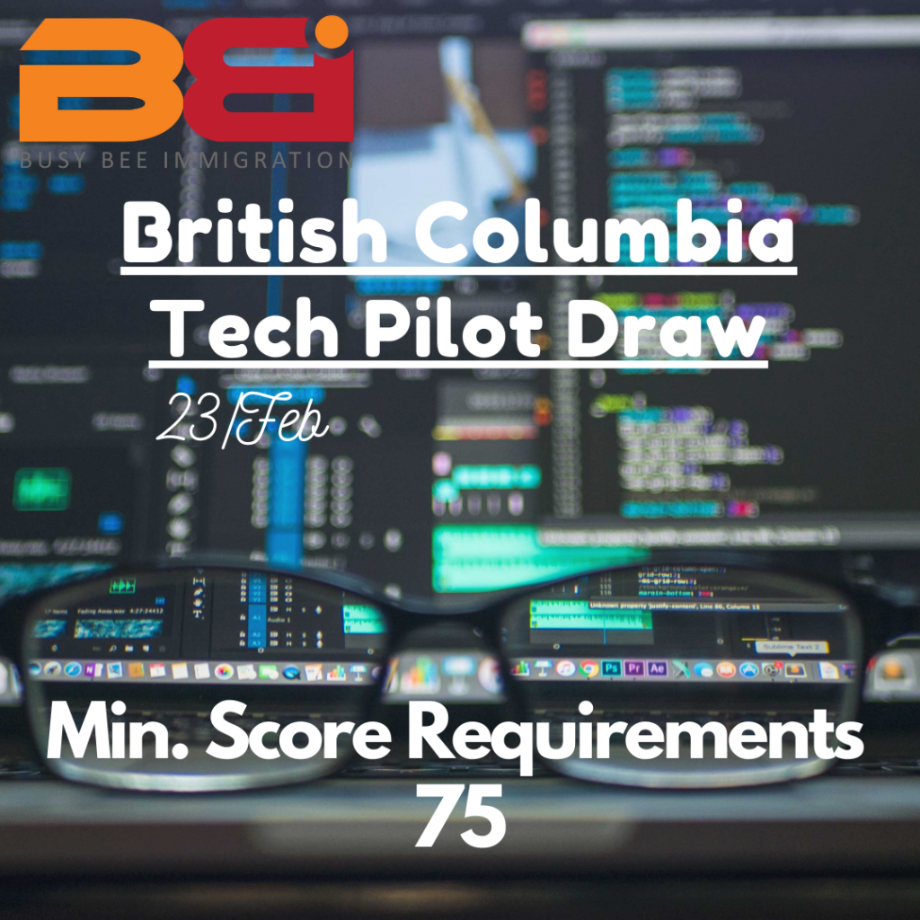 British Columbia invited immigration aspirants from technology sector in the latest Tech Pilot Draw