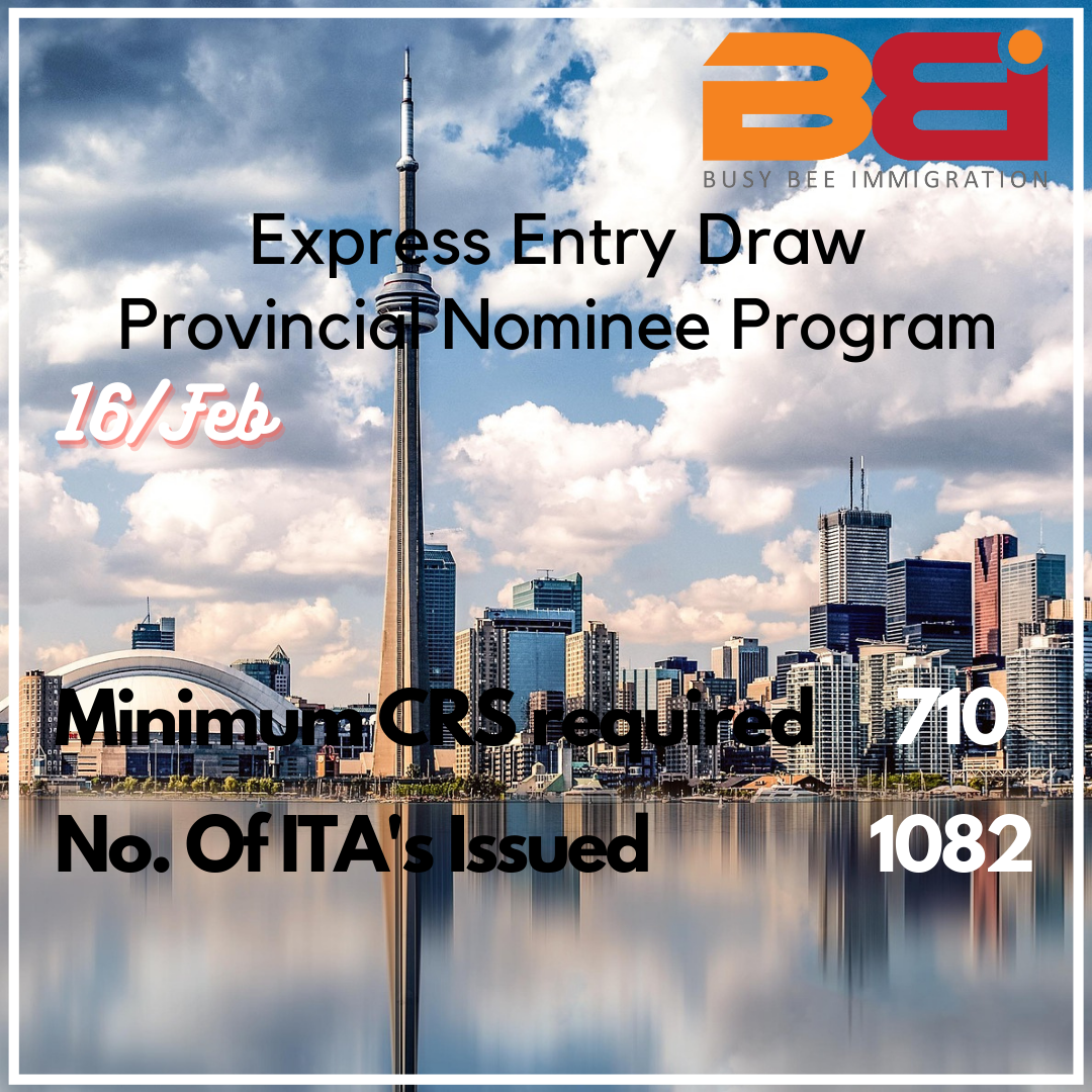 Canada’s held its fourth Express Entry draw of the year inviting PNP candidates.