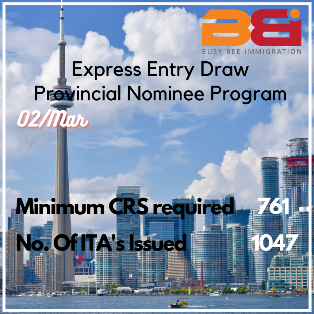 Canada has held its fifth PNPonly Express Entry draw of the year
