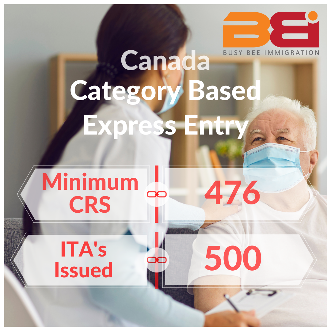 Canada holds first-ever category-based Express Entry draw for healthcare workers